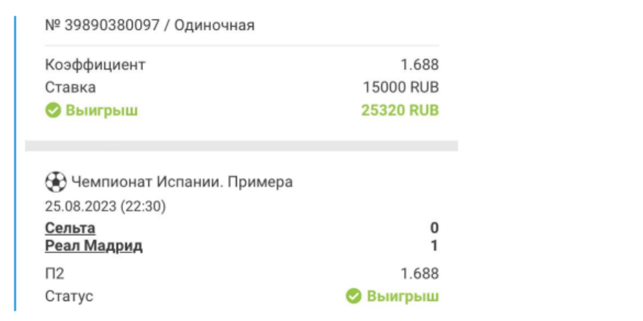 Везучий каппер статистика