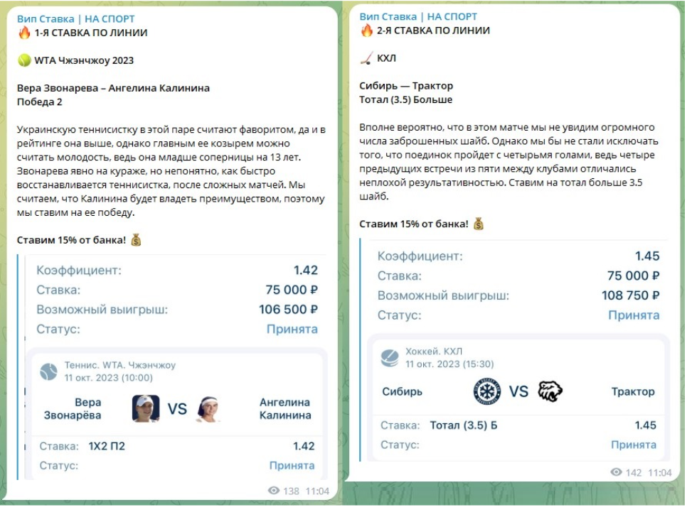 Вип Ставка прогнозы