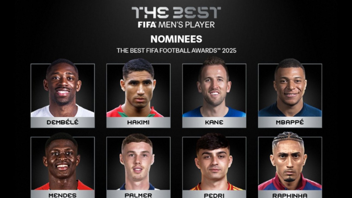 Названы 11 номинантов на звание «Лучший игрок 2025 года»