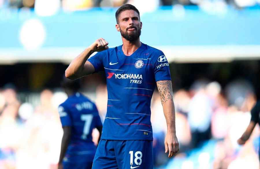 оливье жиру, нападающий, челси, кристалл пэлас