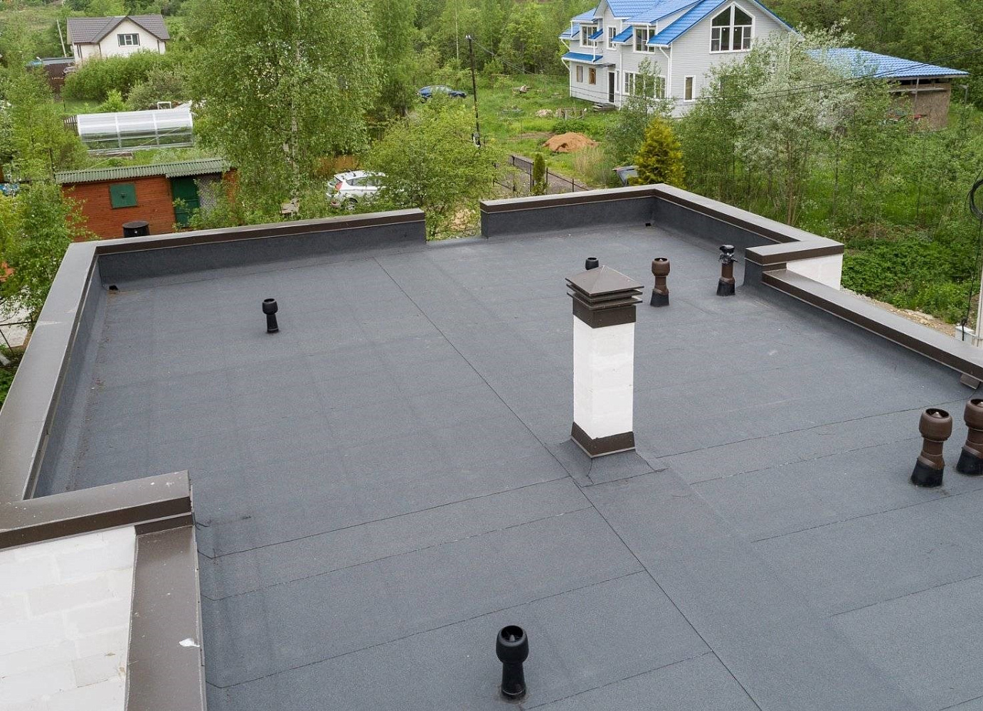 Пирог плоской кровли: состав и правильная сборка